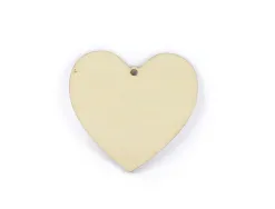 Suspension coeur graine creative 12cm bois a decorer