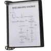 Systeme presentation tarifold pro mural a4 pp 5 poches coloris noir