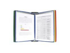 Systeme presentation tarifold pro mural a4 pp 10 poches coloris assortis