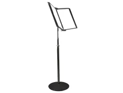 Systeme presentation tarifold pro sur pied a4 pp 10 poches coloris noir