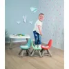 Table enfant smoby toys en plastique pieds souffles 4 enfants utilisation interieure 76x52x45cm