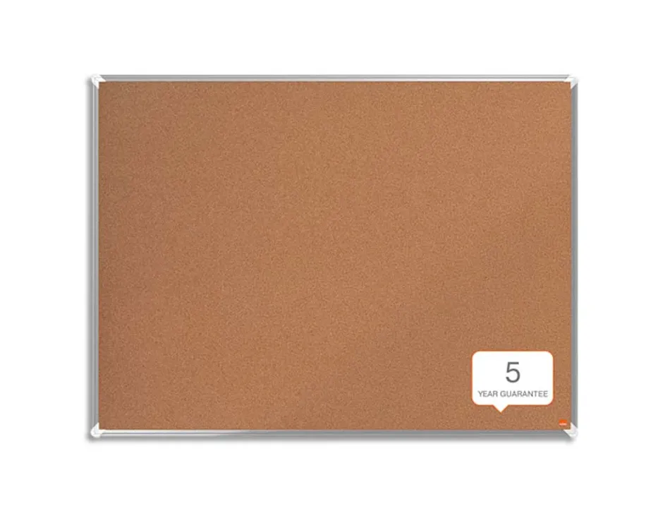 Tableau affichage nobo liege premium plus 900x600mm cadre aluminium