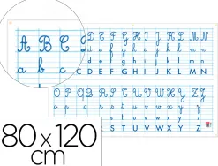 Tableau alphabet et seyes recto/verso bouchut grandremy pellicule effacable 5 oeillets de suspension