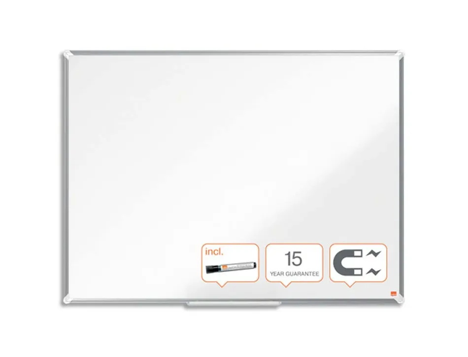 Tableau blanc nobo premium plus acier laque 1200x900mm