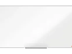 Tableau blanc nobo widescreen 55" emaille cadre mince systeme invisamount fixation masquee 122x69cm