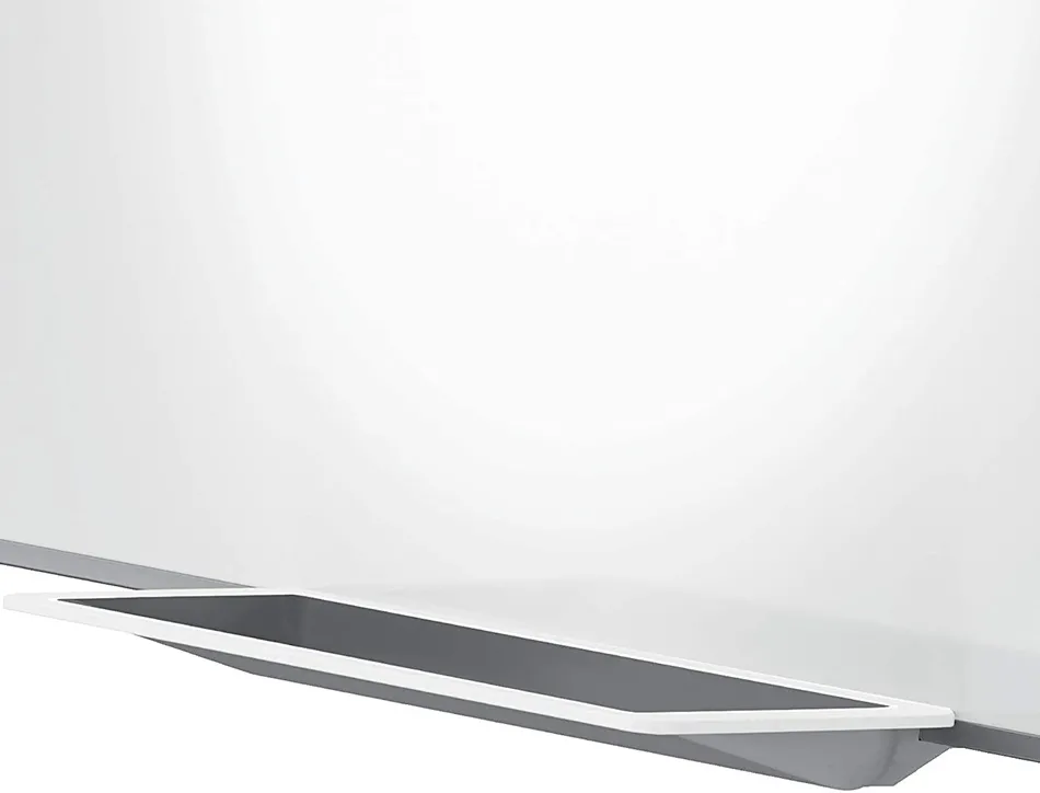 Tableau blanc nobo widescreen 40" emaille cadre mince systeme invisamount fixation masquee 89x50cm