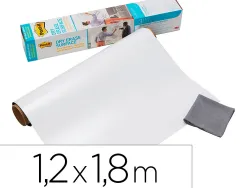 Tableau blanc post-it adhesif effacable en rouleau 1,219x1,829m