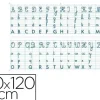 Tableau bouchut grandrémy alphabet effaçable 80x120cm carte couchée pelliculée 275g 5 oeillets métal de suspension