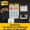 Tableau de reunion post-it easelpad bloc 20 feuilles blanches repositionnables 508x584mm