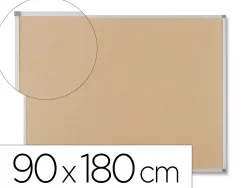 Tableau liège juvénilia cadre aluminium anodisé livré avec système d'accrochage 90x180cm
