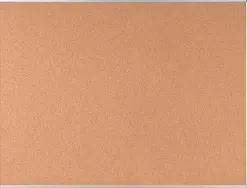 Tableau liège q-connect mural cadre aluminium résistance humidité accessoires fixation mur 1mm épaisseur 120x90cm