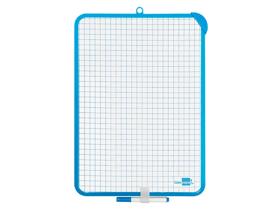 Tableau mini ardoise double face feutre brosse in clus 2 faces quadrillée/unie 24x33cm
