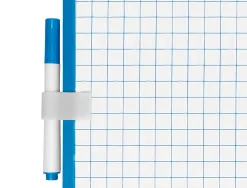 Tableau mini ardoise double face feutre brosse in clus 2 faces quadrillée/unie 24x33cm