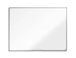 Tableau nobo blanc essence surface magnetique acier laque 1200x900mm cadre aluminium