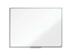 Tableau nobo blanc essence surface magnetique acier laque 1200x900mm cadre aluminium