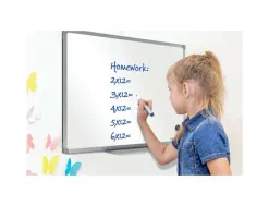 Tableau nobo blanc essence surface magnetique emaille 600x450mm