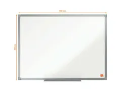 Tableau nobo blanc essence surface magnetique emaille 600x450mm