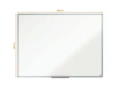 Tableau nobo blanc essence surface magnetique emaille 1200x900mm