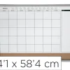 Tableau nobo surface laque 3 en 1 notes planning et liege pour affichage effacable a sec