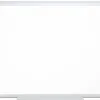 Tableau q-connect laqué magnétique cadre aluminium idéal collèges bureaux inclus accessoires fixation mur 90x60cm