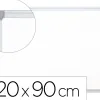 Tableau q-connect laqué magnétique cadre aluminium idéal collèges bureaux inclus accessoires fixation mur 120x90cm