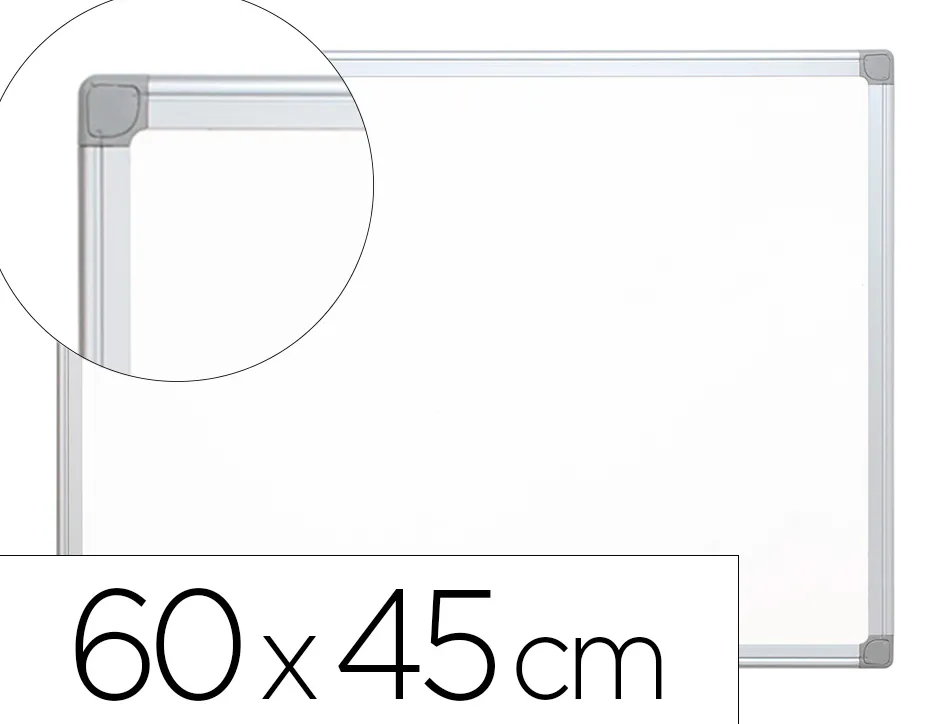 Tableau q-connect laque magnetique cadre aluminium ideal colleges bureaux inclus accessoires fixation mur