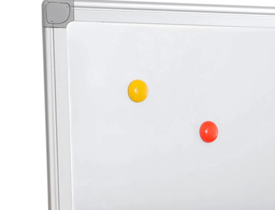 Tableau q-connect laque magnetique cadre aluminium ideal colleges bureaux inclus accessoires fixation mur