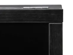 Tableau sol noir liderpapel bois hôtellerie chevalet double face marqueur type craie 75x135x52cm