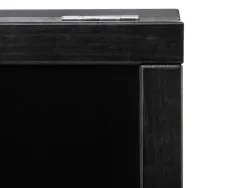 Tableau sol noir liderpapel bois hôtellerie chevalet double face marqueur type craie 55x85x52cm