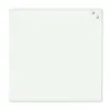 Tableau verre naga magnétique 45x45cm kit fixation mur coloris blanc