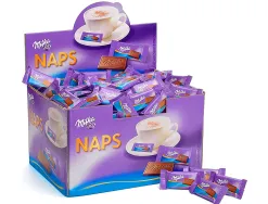 Tablette chocolat milka naps 355 pces bte/1