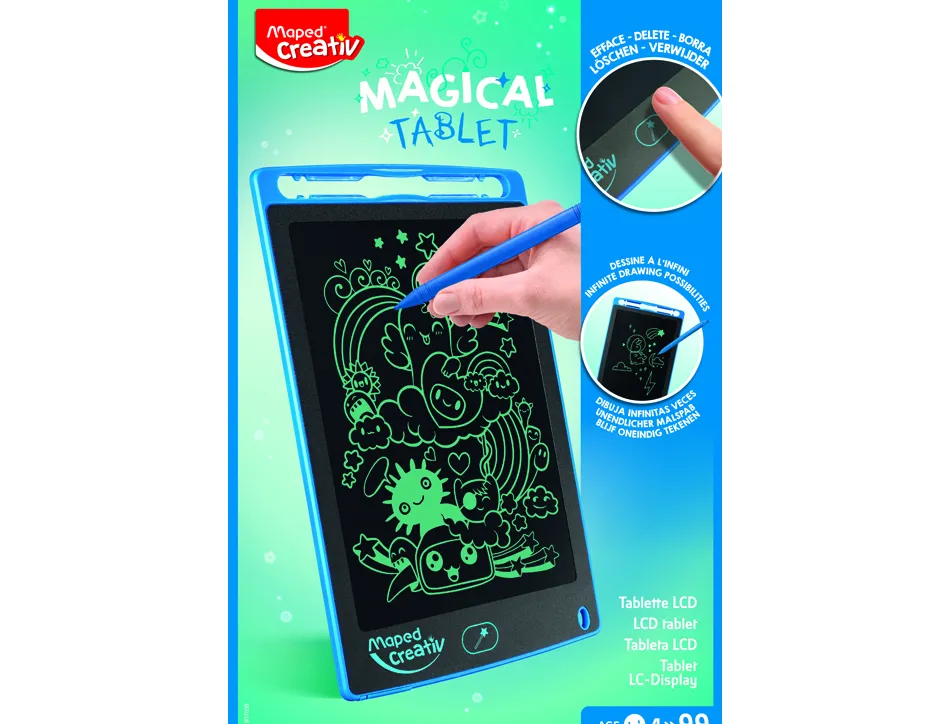 Tablette dessin magique maped lcd avec stylet