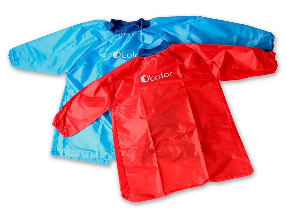Tablier de protection lavable pour enfant de 5 8 ans couleur bleue