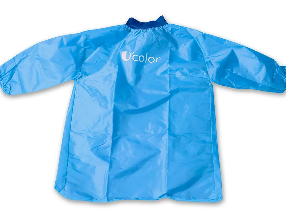 Tablier de protection lavable pour enfant de 5 8 ans couleur bleue
