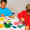 Tablier de protection lavable pour enfant de 2 4 ans couleur rouge