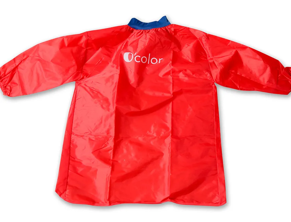 Tablier de protection lavable pour enfant de 2 4 ans couleur rouge