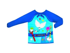 Tablier peinture maped enfant qualite sup manches longues souple et impermeable de 4 a 8 ans