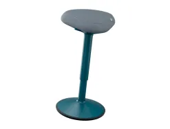 Tabouret assis leitz ergo active oscillant forme triangulaire hauteur reglable 57-82cm coloris noir