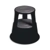 Tabouret safetool métal 3 roues pivotantes escamotables 2 niveaux anti-dérapant coloris gris