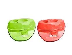 Taille-crayon jpc intérieur plastique spécial gros crayons jusqu'à 17mm réservoir 3 usages