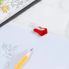 Taille-crayon liderpapel metallique 1 usage coloris rouge