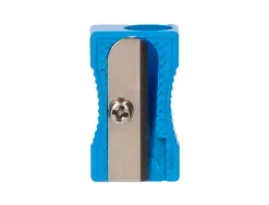Taille-crayon liderpapel metallique 1 usage coloris bleu