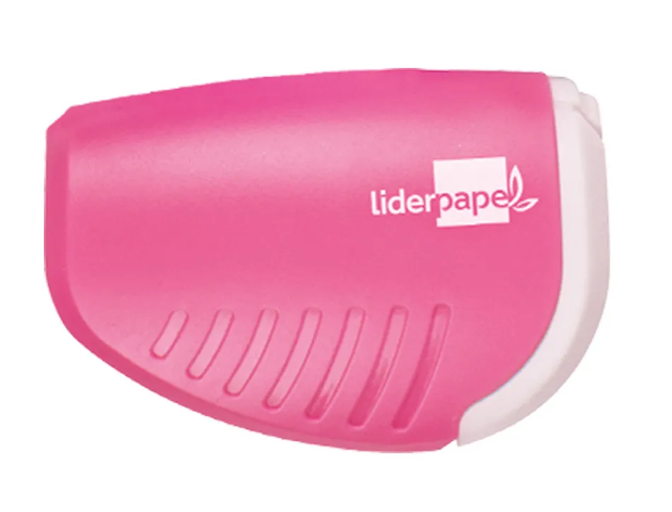 Taille-crayon liderpapel plastique réservoir à copeaux non détachable 1 usage coloris assortis