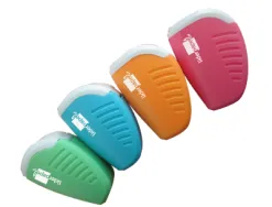 Taille-crayon liderpapel plastique réservoir à copeaux non détachable 1 usage coloris assortis
