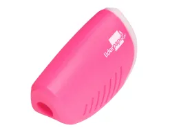 Taille-crayon liderpapel plastique réservoir à copeaux non détachable 1 usage coloris assortis