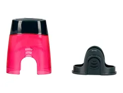 Taille-crayon liderpapel plastique intérieur métal réservoir protecteur de lame 1 usage coloris assortis