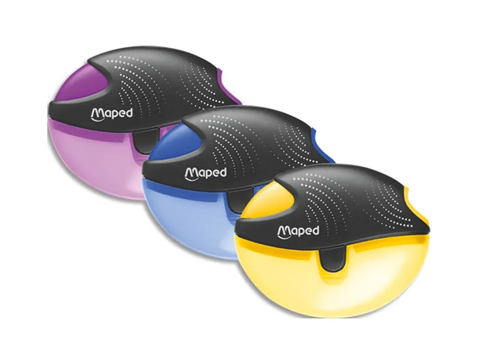 Taille-crayon maped galactic 1 usage couleurs assorties
