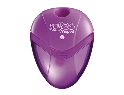 Taille-crayon maped i-gloo spécial gaucher réservoir 1 usage ouverture facile sécurisée coloris assortis