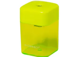 Taille-crayon q-connect économique réservoir plastique transparent 1 usage