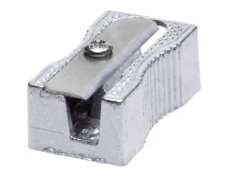 Taille-crayon q-connect metallique rectangulaire 1 usage
